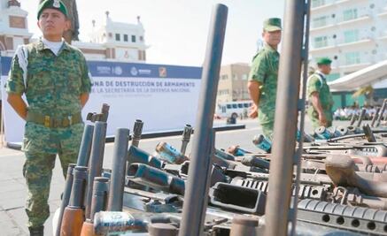 Desconocen destino de 819 armas de fuerzas estatales