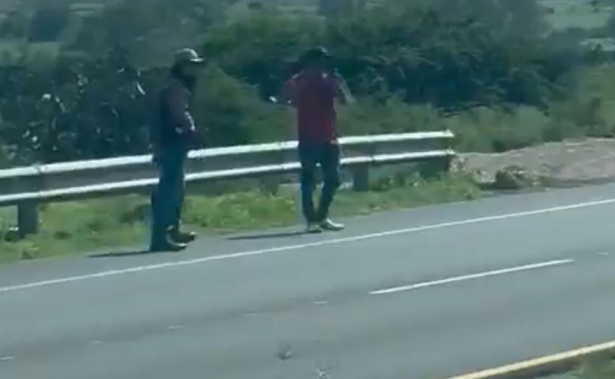 VIDEO. Reportan sujetos armados en carretera 57, vocería de SLP señala que es en tramo de NL