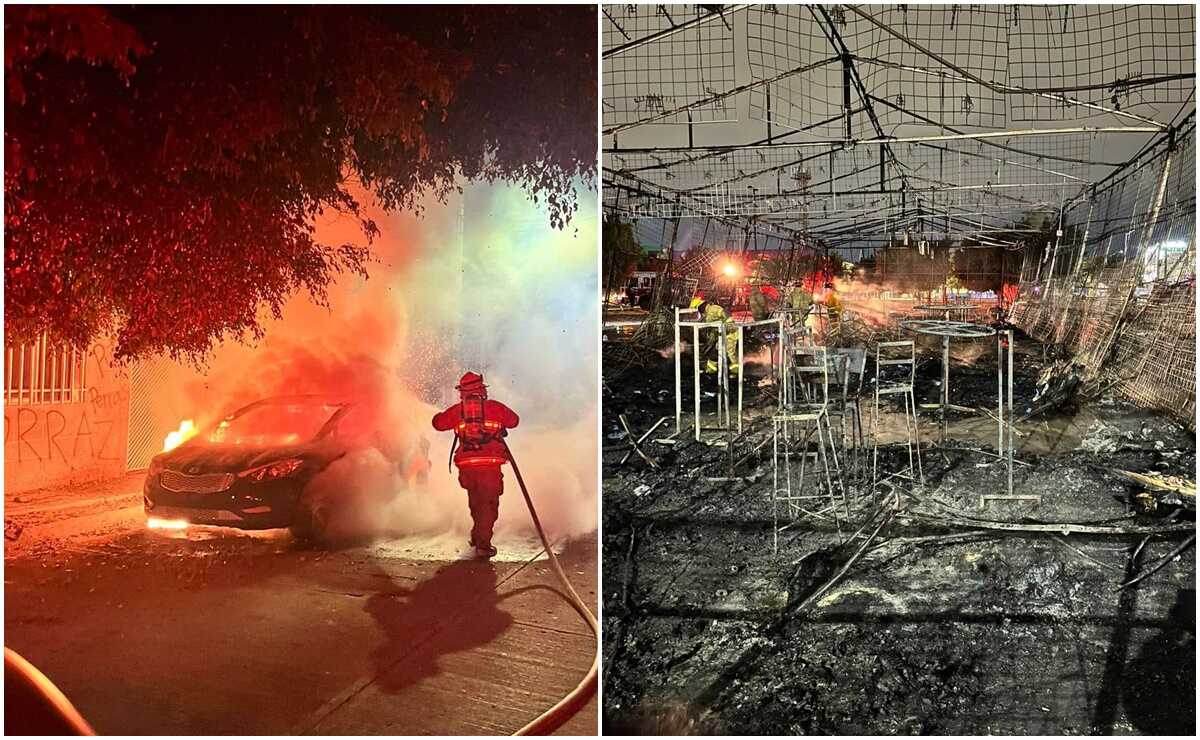 Noche agitada en SLP: bomberos sofocan 2 incendios en Carretera Rioverde y colonia Dalias 
