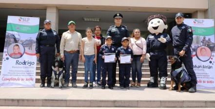 SSPE cumple el sueño de Rodrigo y Jonathan de ser policías