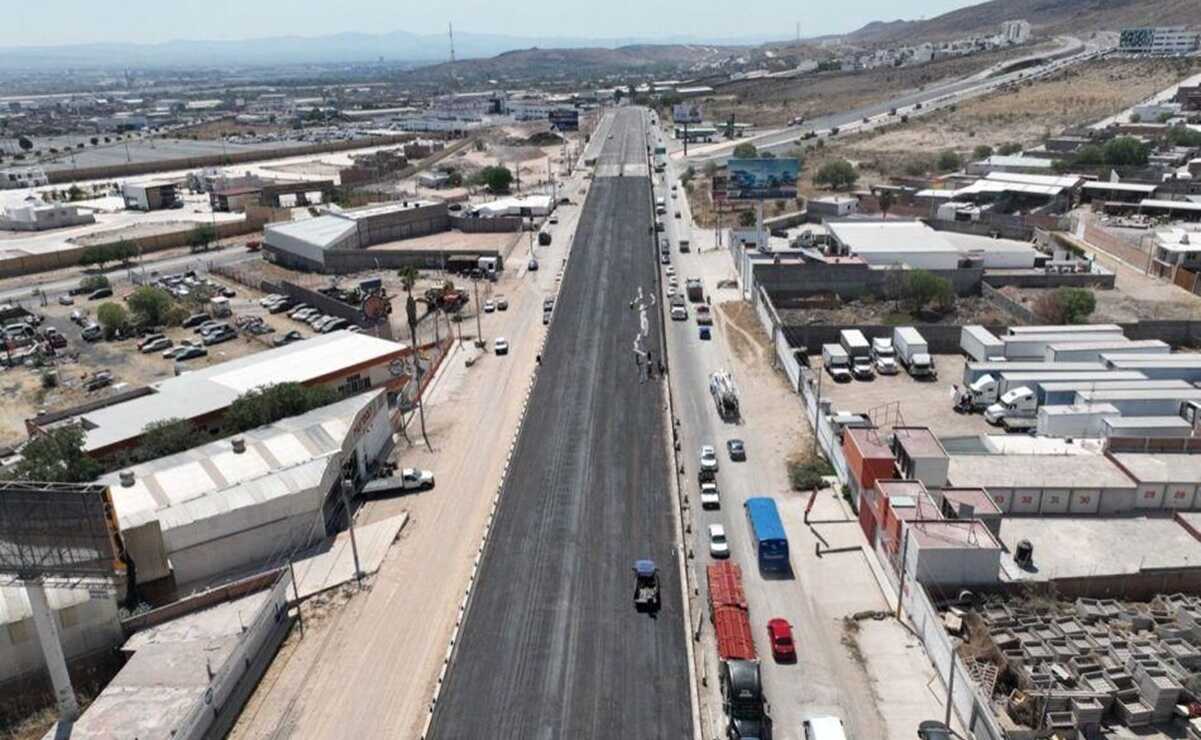 Cierran tramo sur del anillo Periférico en SLP por trabajos de rehabilitación, anuncia Seduvop. Foto: Especial