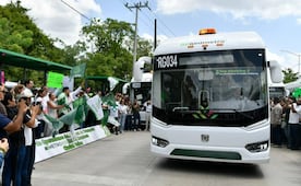 Arranca nuevo sistema RedMetro Riviera Huasteca; gobernador de SLP anuncia que servicio será gratuito
