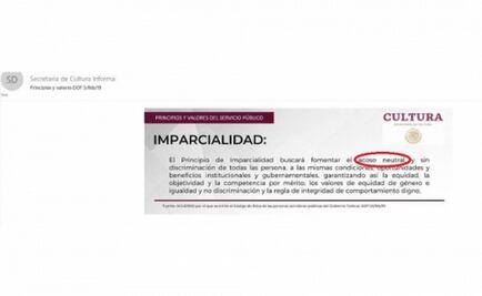 Por error, Secretaría de Cultura pide a empleados "fomentar el acoso"