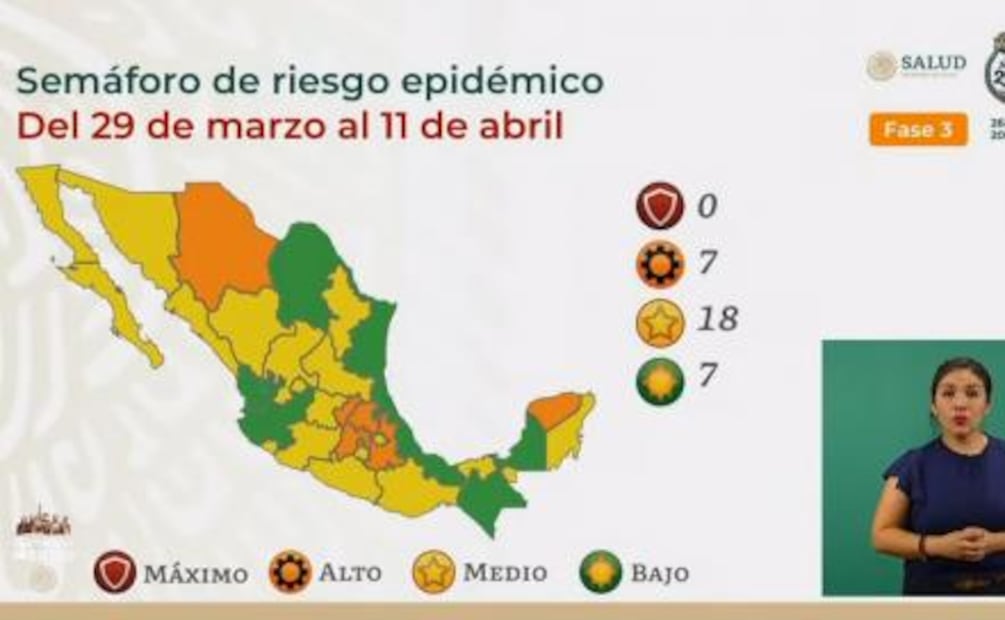 SLP estará en semáforo amarillo del 29 de marzo al 11 de abril, anuncia Ssa