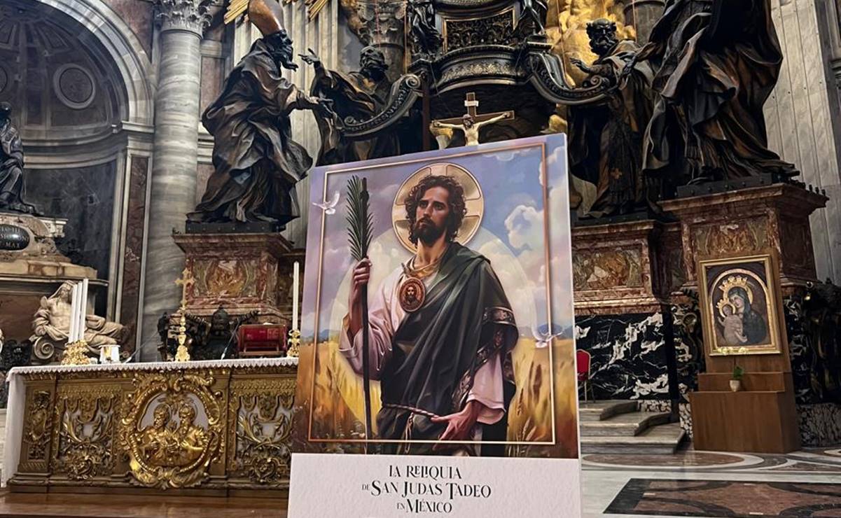 Las reliquias de San Judas Tadeo salieron del Vaticano para realizar un recorrido de fe por diversos puntos de México. Foto: Especial