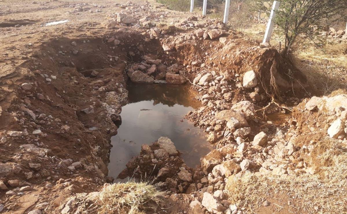 Registra El Realito nueva falla en los ductos de abastecimiento de agua