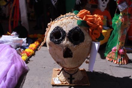 ¡Catrinas, calacas y alebrijes! Niños de preescolar los crearon de forma artesanal para "Xantolo en tu ciudad"