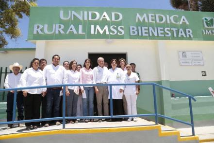 JMCL entrega ampliación de Clínica de Salud en El Huizache, Guadalcázar