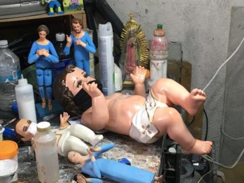 El restaurador de sentimientos a través de figuras del Niño Dios en SLP