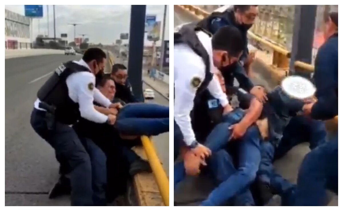 Policías capitalinos frustran suicidio en la capital de SLP