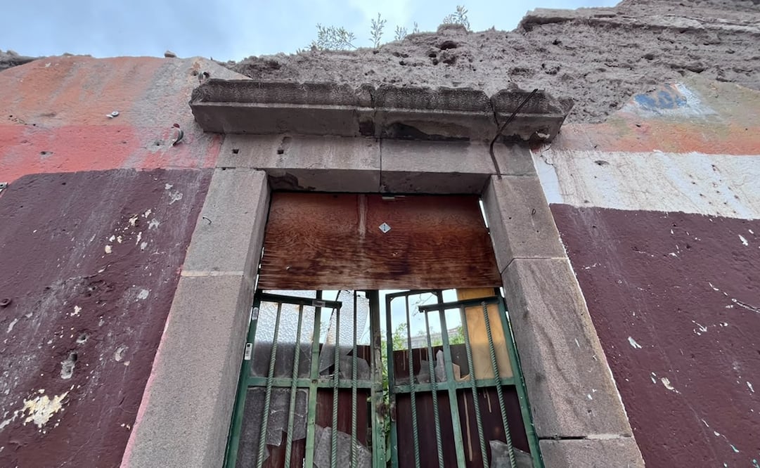 Fincas en riesgo de colapso en el Centro Histórico de SLP. Foto: Humberto Torres