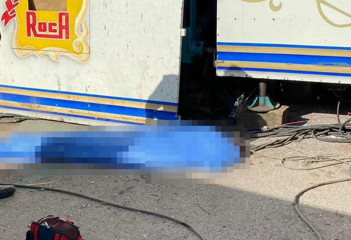 Una mujer de 39 años, la persona que cayó de la Rueda de la Fortuna en la Fenapo; Fiscalía de SLP ya investiga