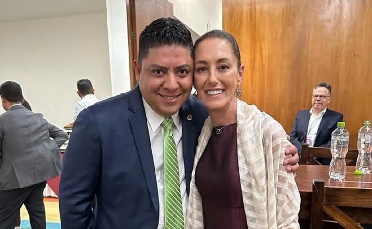 El gobernador Ricardo Gallardo adelantó que un par de semanas la presidenta visitará la capital potosina. Foto: Especial