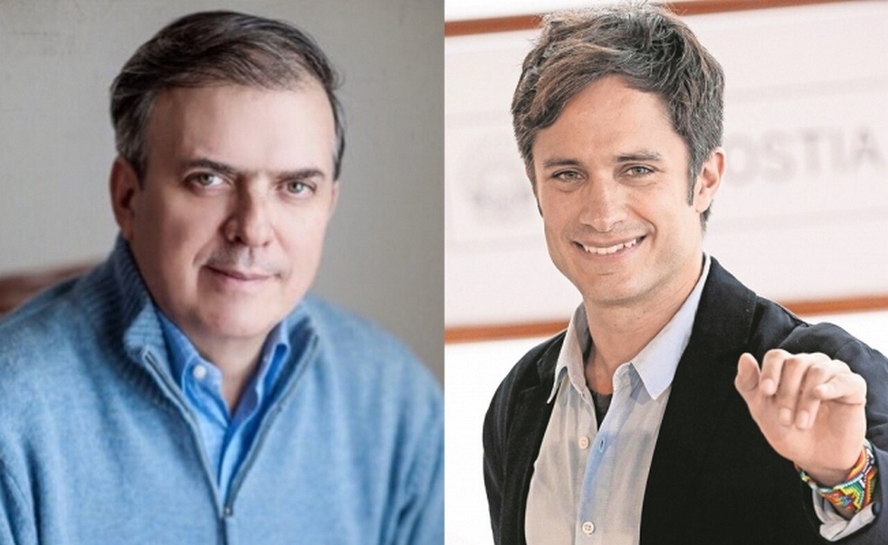  "Póngale acento a México... por piedad", pide Gael García Bernal a Marcelo Ebrard