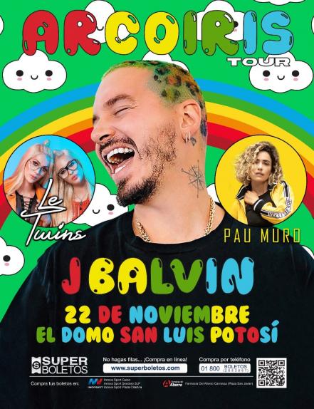 J Balvin se presentará en San Luis Potosí