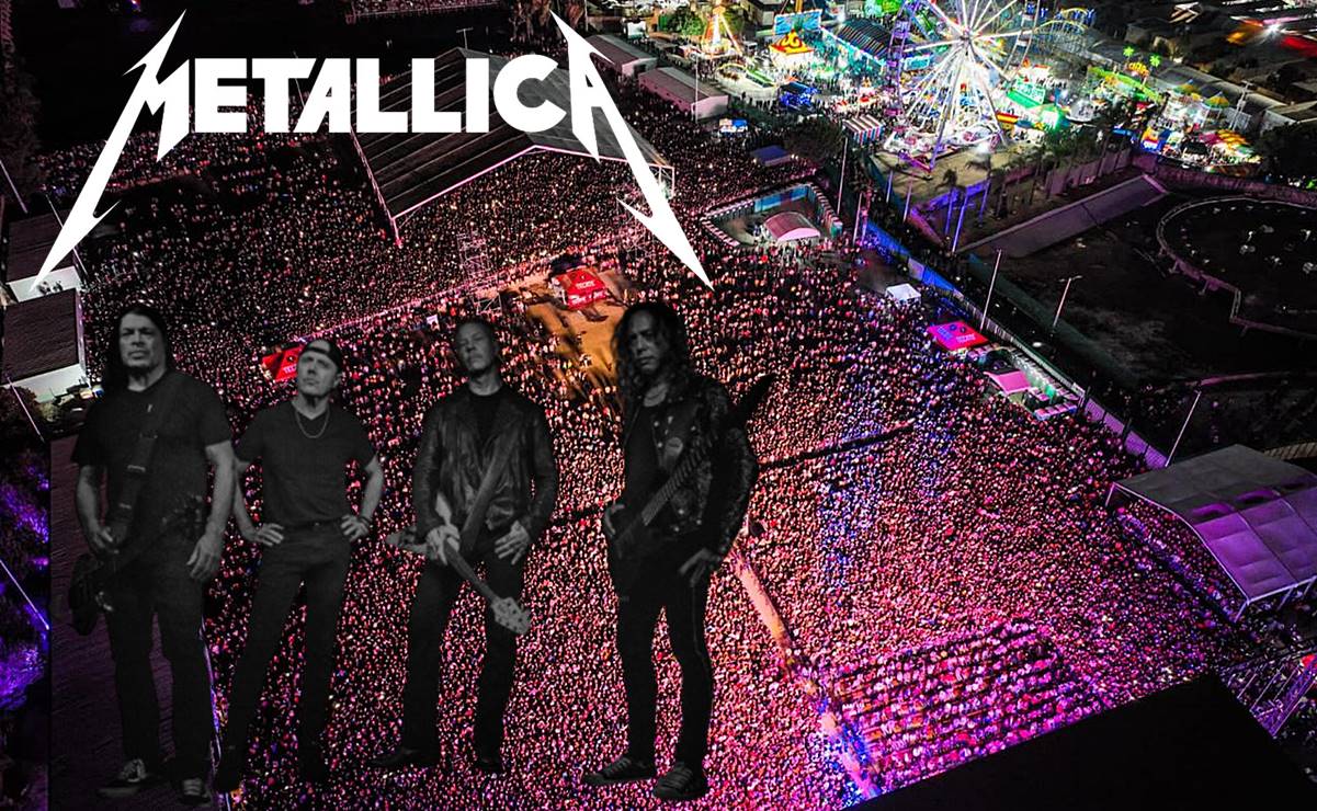 El rumor de la presentación de Metallica en San Luis Potosí para la feria más grande del estado regresa. Imagen ilustrativa. Foto: Tomada de slp.gob.mx y metallica.com