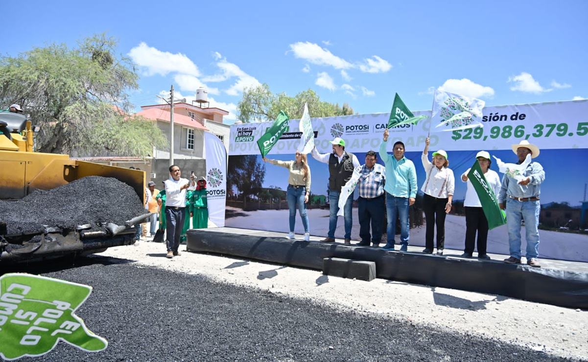 Gallardo da banderazo a reconstrucción del camino a Palomas en Ciudad del Maíz 