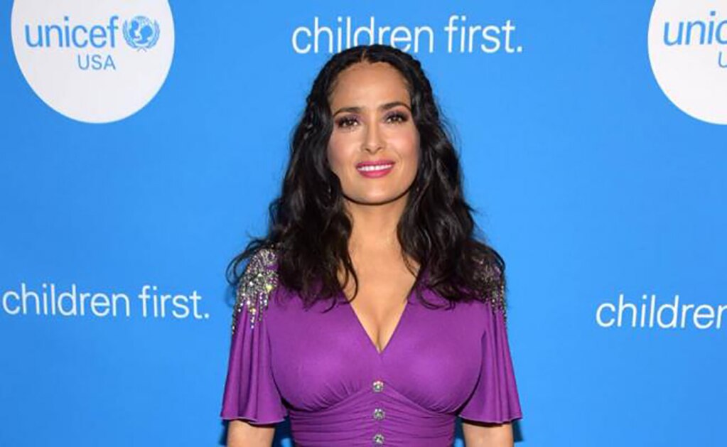 Salma Hayek es reconocida por UNICEF