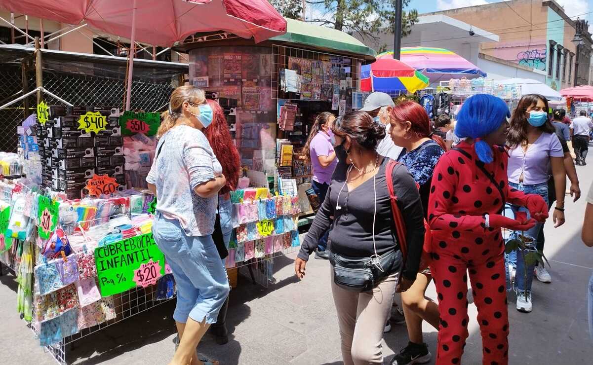 Regreso a clases: comercios del Centro Histórico de SLP reprochan instalación de ambulantes