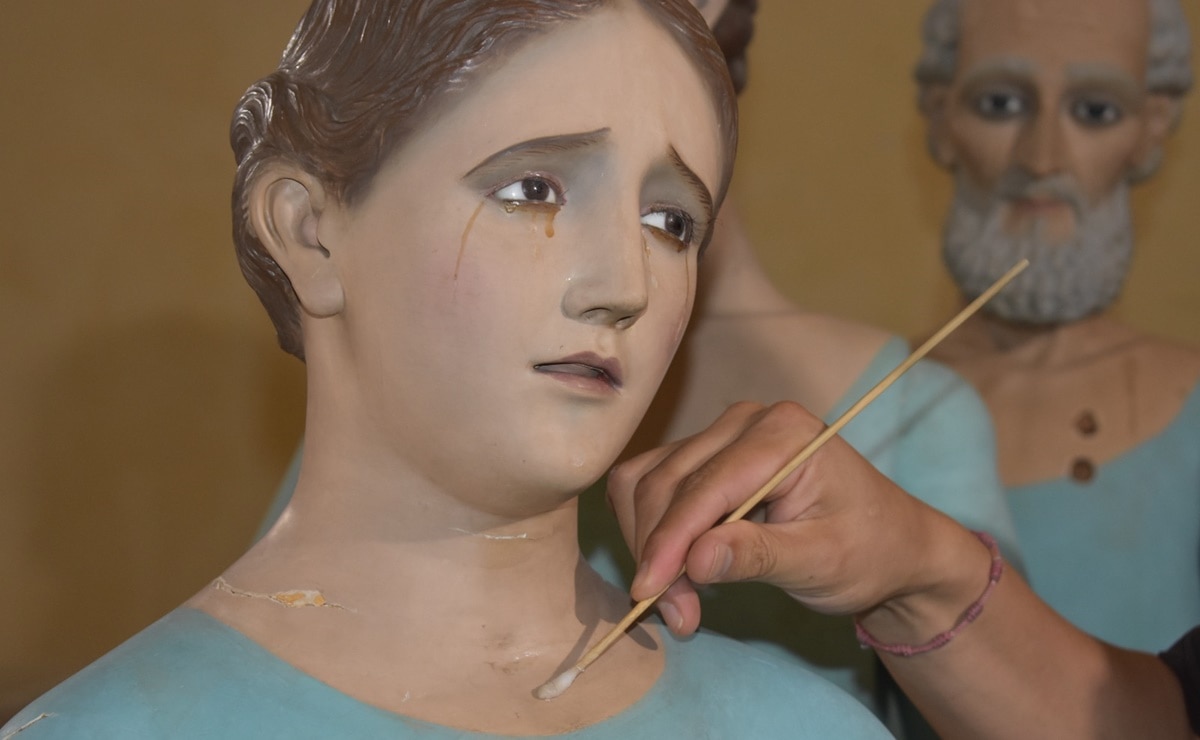 Restauración de figuras religiosas de Ciudad Maíz, SLP