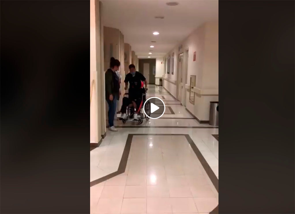 Tras dos meses de estar internado, Milton sale del hospital