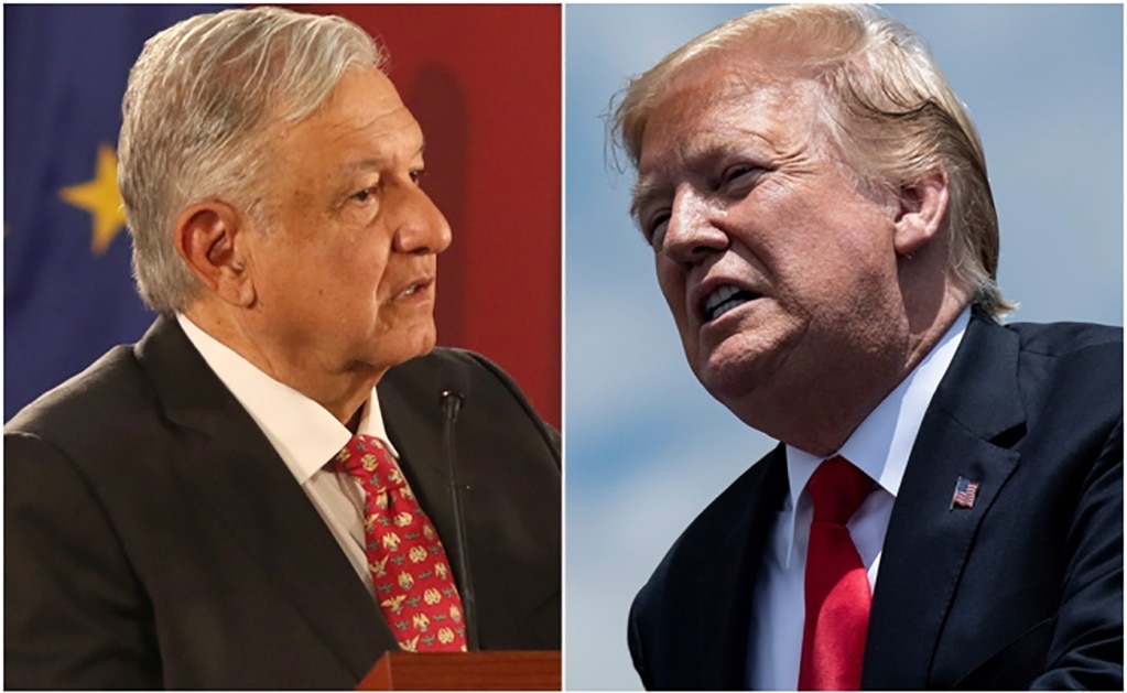 Carta de López Obrador contra declaración de Trump, una frente a otra