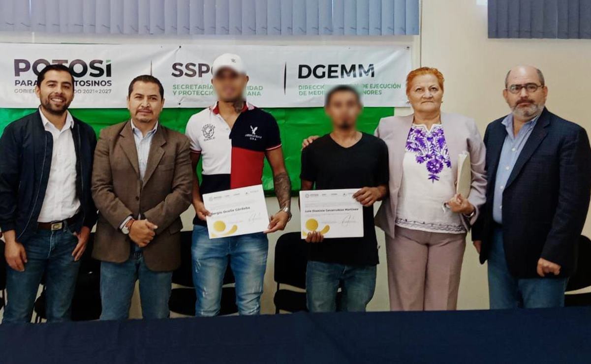 Reciben beca de estudios tres jóvenes del Centro de Internamiento Juvenil de SLP. Foto: Especial