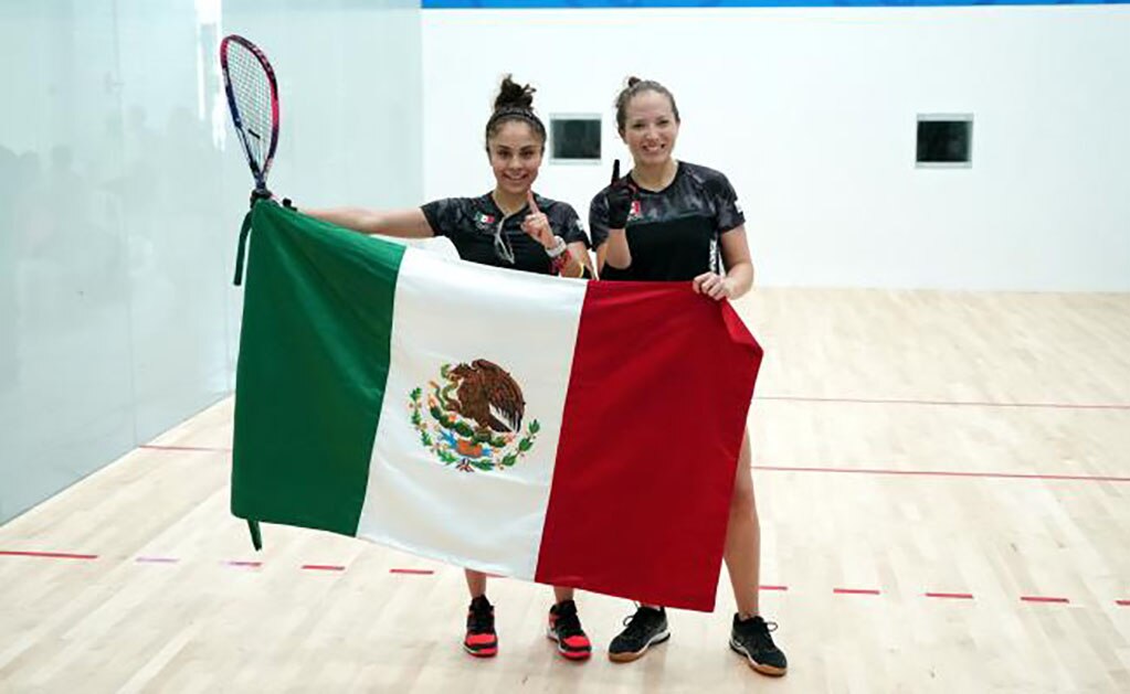 Paola Longoria y Samantha Salas en Barranquilla 2018. Foto: Imago7