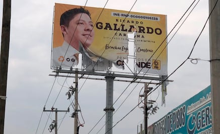 Dañan espectaculares que promueven candidatura de Gallardo Cardona