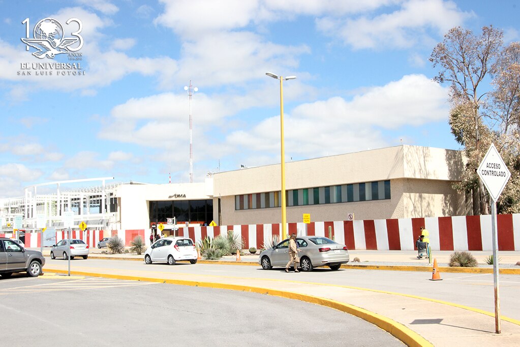Aeropuerto de SLP no registra crecimiento en tráfico de pasajeros 