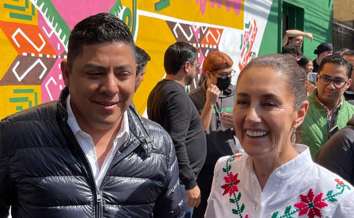 Confirma Claudia Sheinbaum coalición de Morena con el Partido Verde y el PT en San Luis Potosí