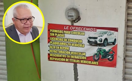 Van Secretaría de Seguridad y Fiscalía de SLP contra vendedores de permisos de circulación falsos