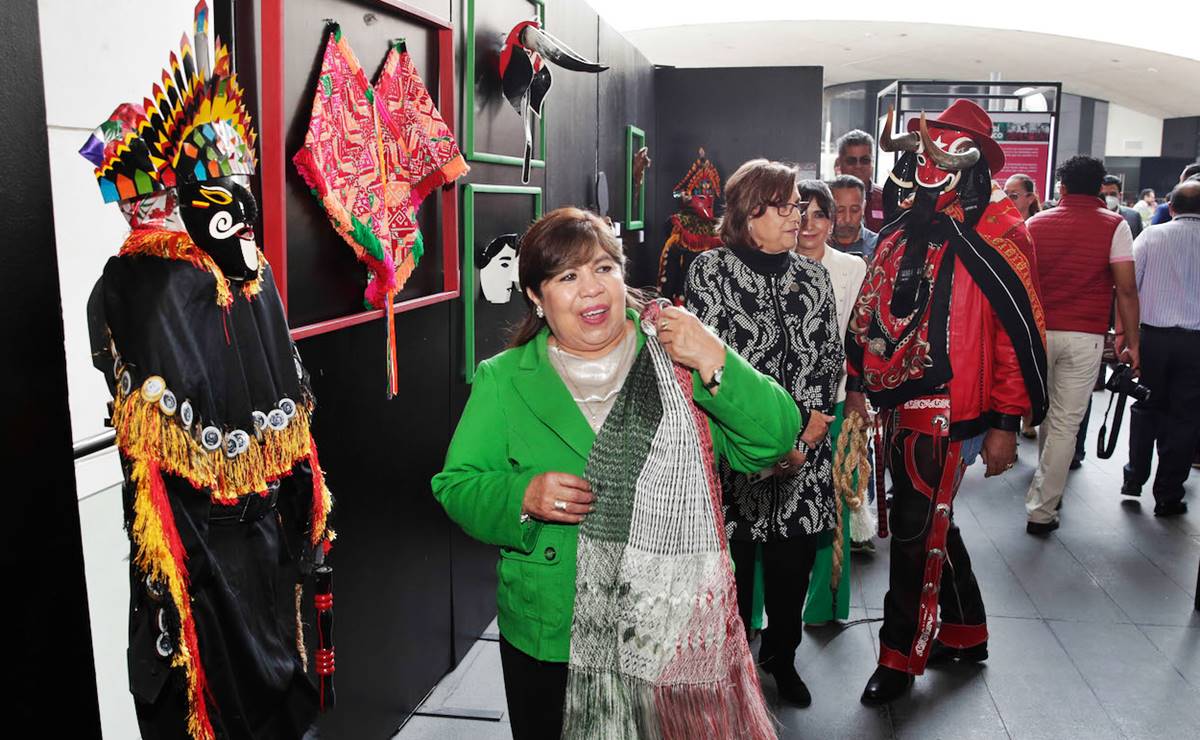 Senado de México se vuelve potosino; inauguran muestra de artesanías y folclor de SLP