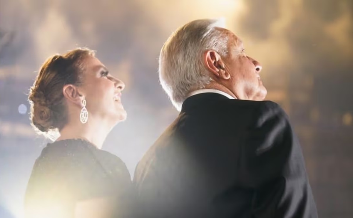 FOTOS: AMLO y Beatriz Gutiérrez Müller, el último Grito de Independencia juntos