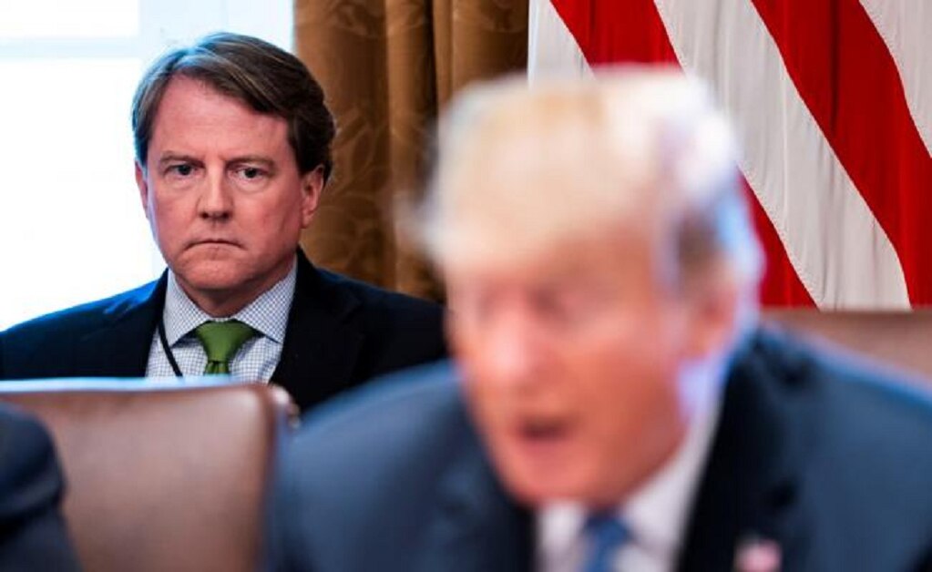 Principal abogado de la Casa Blanca dejará puesto en otoño, asegura Trump