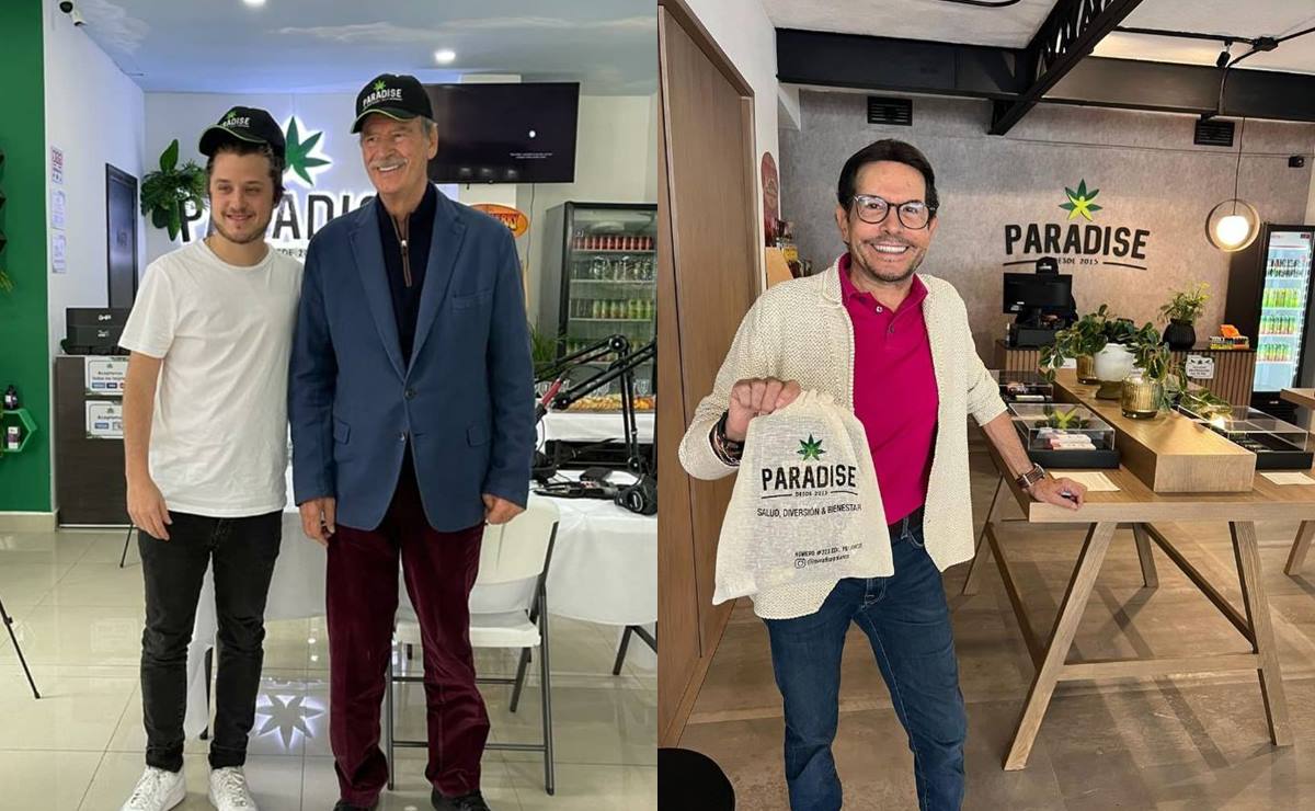 Los famosos que han visitado la tienda de productos de cannabis de Vicente Fox