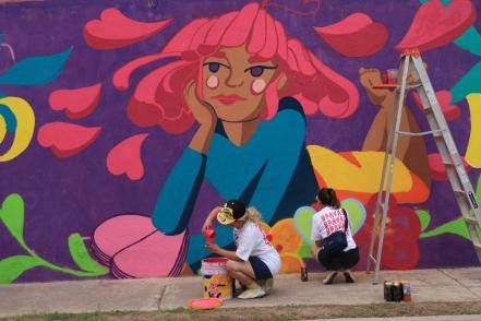 Á(r)mate poderosa, mensaje del segundo muro de "Bravas" en la capital de SLP