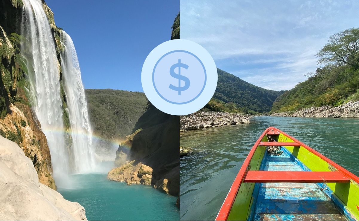 Cuánto cuesta visitar la Cascada de Tamul. Fotos: Tripadvisor, Noboru 7777 y Karina G