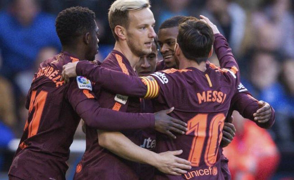 Barcelona se corona en España al vencer al Deportivo