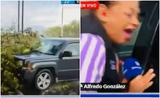 VIDEO: Atropellan a reportera y camarógrafo durante transmisión de noticiero EN VIVO en Monterrey