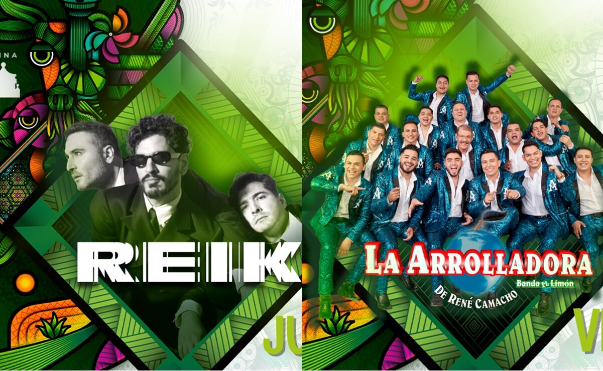 Cuándo son los conciertos de Reik y la Arrolladora Banda el Limón en la Fenapo 2025