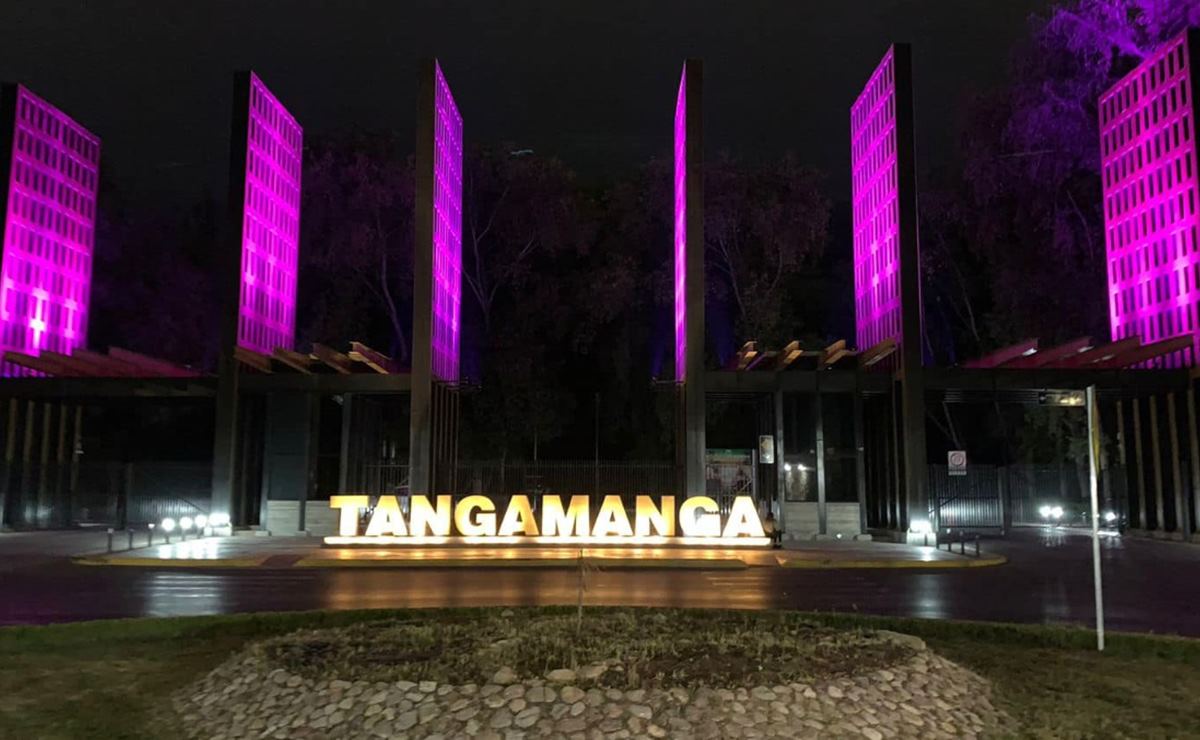 Conductor se estrella contra las letras monumentales del Tangamanga