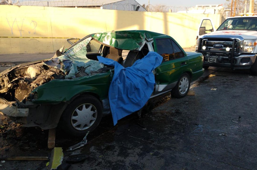 Taxista fallece en choque