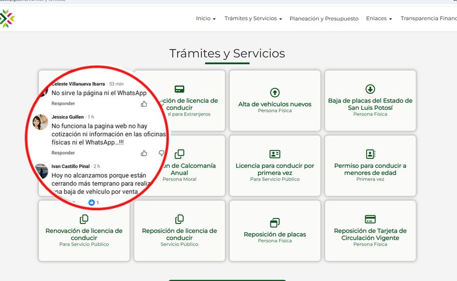 Reportan fallas en sitio web de Finanzas de SLP, en el marco del programa de  “Contribuyente Cumplido 2026”  