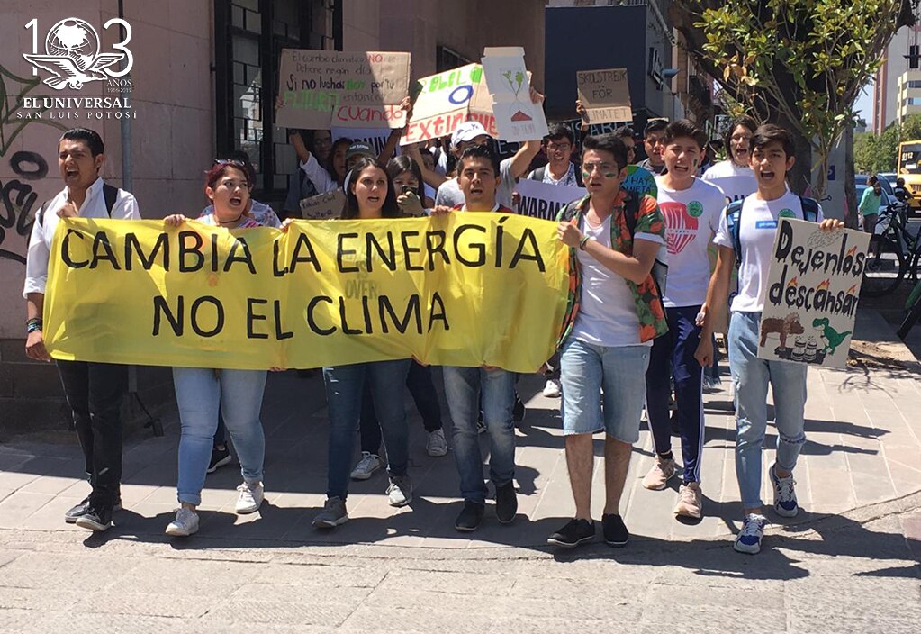 Realizan Marcha Global por la Tierra en SLP