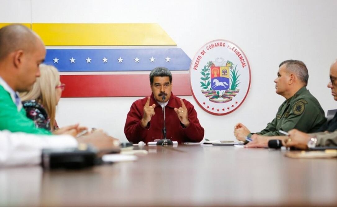Nicolás Maduro durante una reunión con miembros de su gabinete (Foto: Reuters)
