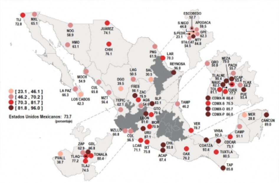 Según percepción de potosinos, cajero automático es el lugar más inseguro: INEGI
