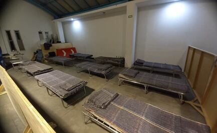 Instala Protección Civil de SLP refugio para personas en situación de calle en temporada invernal