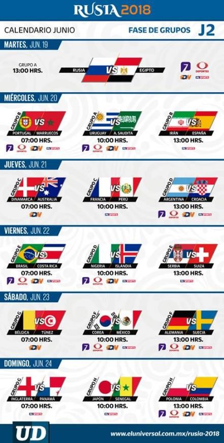 Conoce las fechas y horarios en que jugará la Selección Mexicana