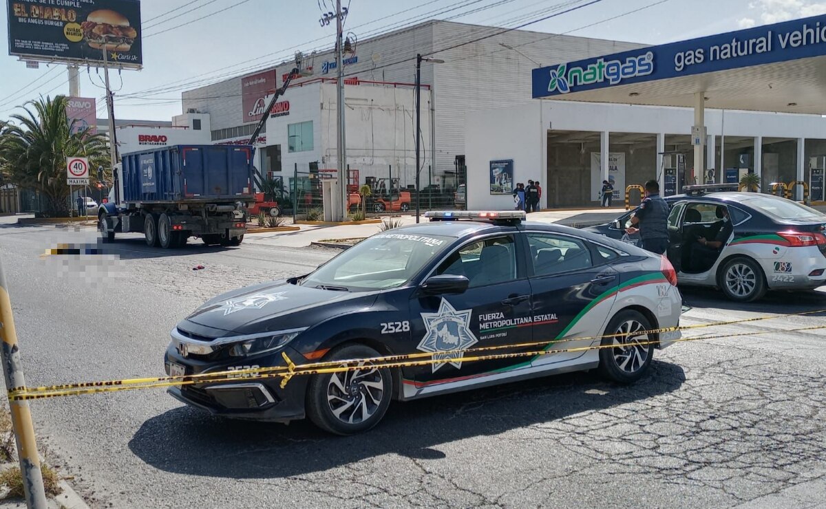 Presunto ladrón es arrollado, luego de cometer un robo en zona industrial de SLP